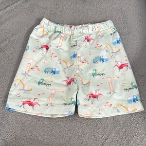 Kids Tractor Print Shorts